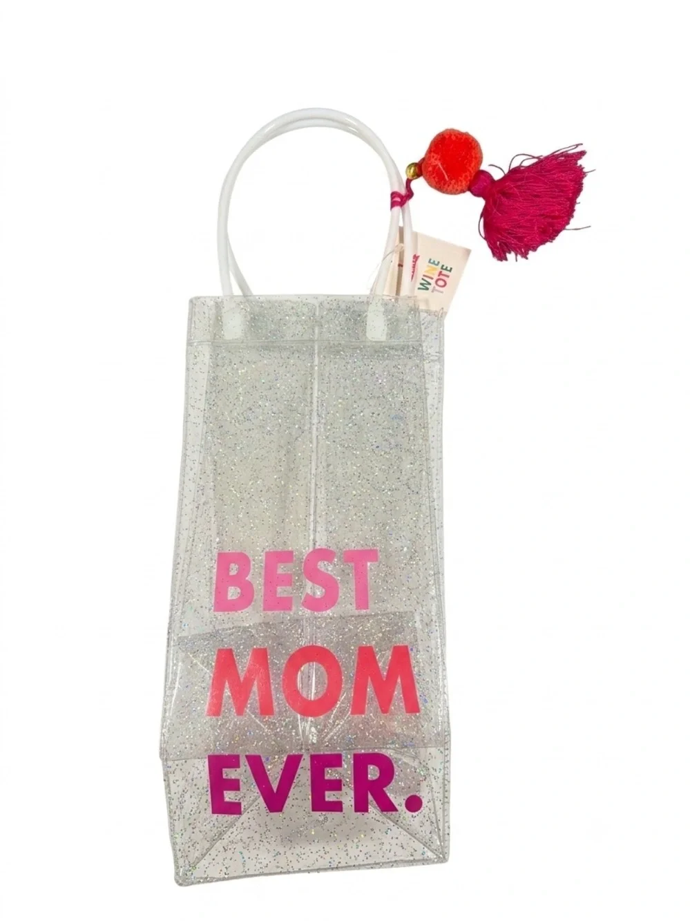 NWT Lot of 15 Glitter Wine Totes Gift Bags Bachelorette Mother's Day Party